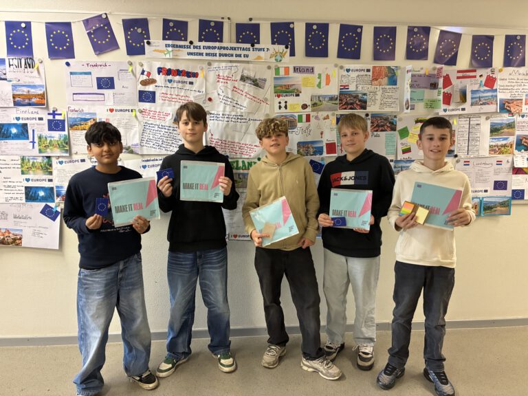 Preisträger Eli, Jonas, Oskar, Elias , Luca